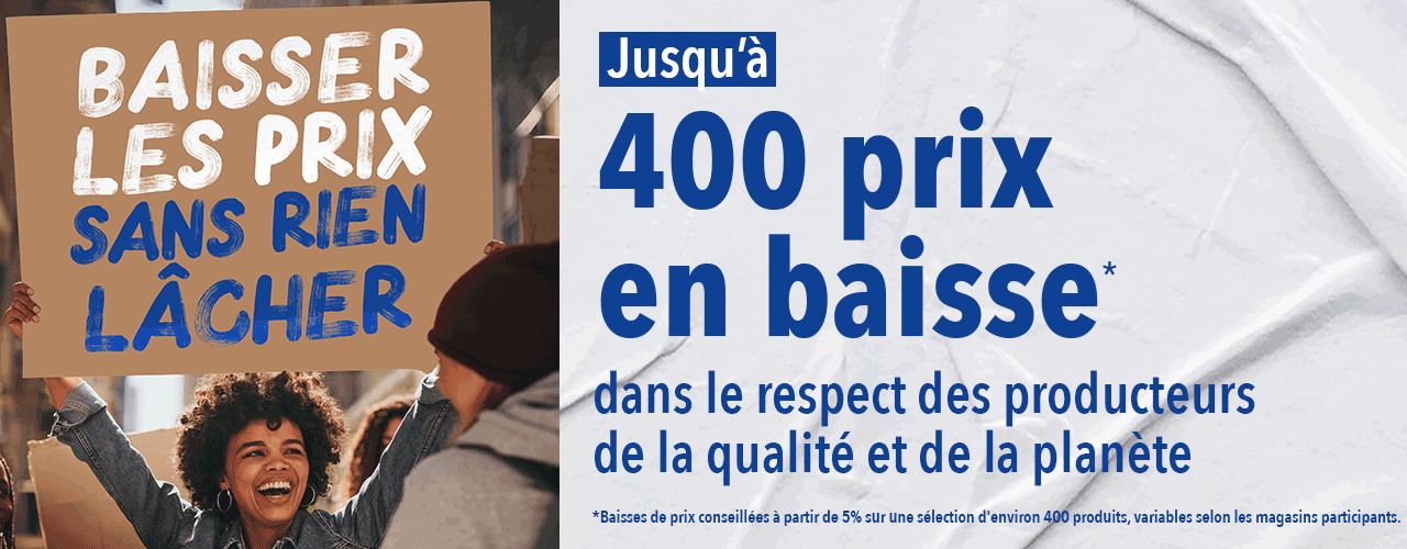 Baisse des prix 